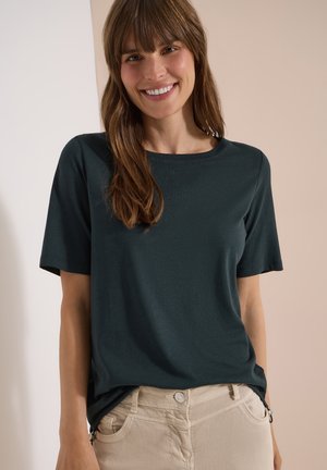 Cecil, T-SHIRT WITH SIDE DRAWSTRING - T-shirt basique - palm breeze green