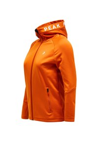 Peak Performance W RIDER ZIP HOOD - Flisinė striukė - dunkelorange