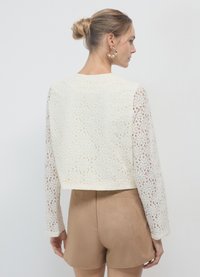 Calliope IN MACRAMÈ - Leichte Jacke - crema