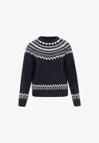 Unselected, navy offwhite