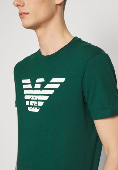 Emporio Armani T-shirt estampada - verde scuro