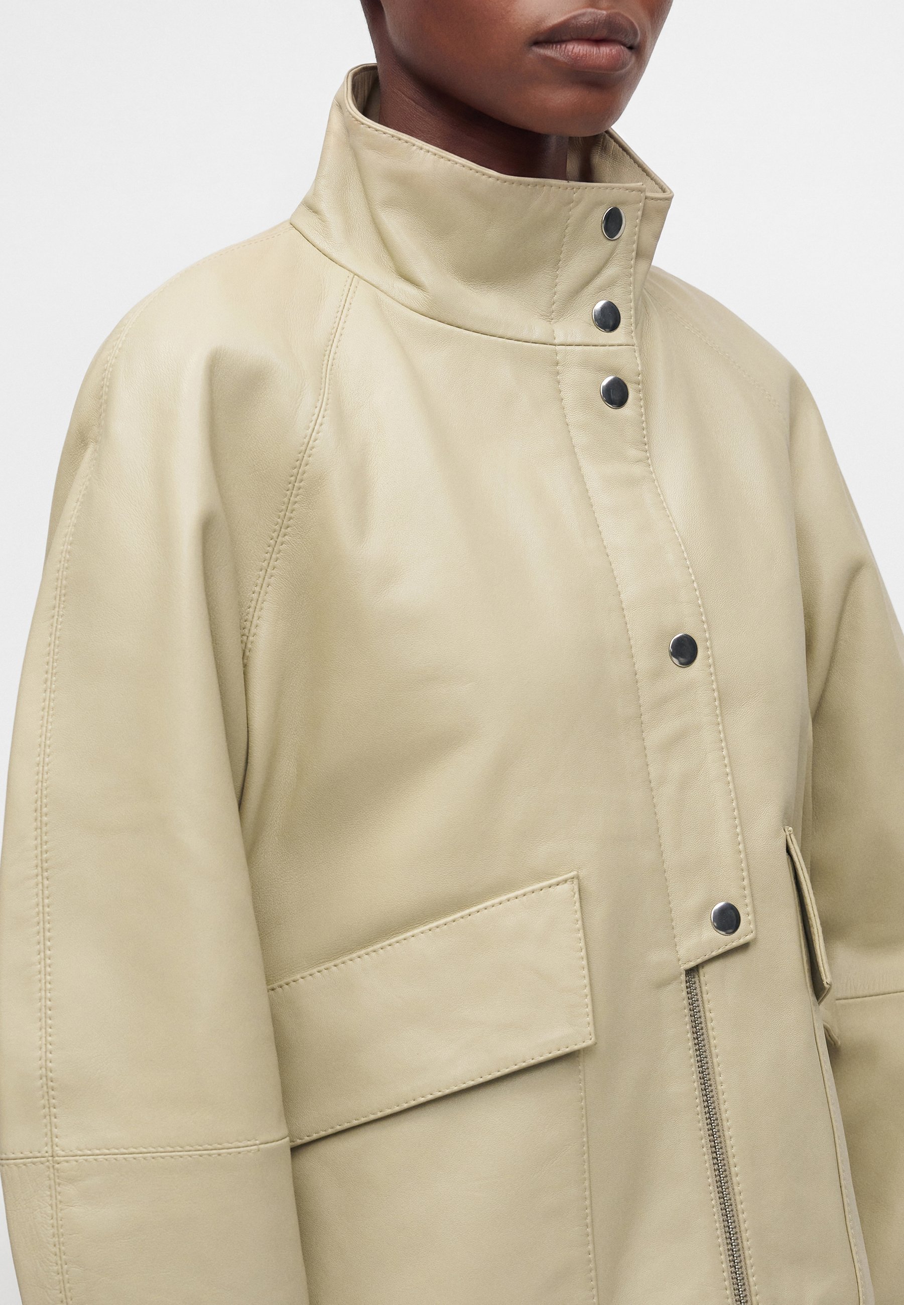 BY MALENE BIRGER 수잔느 가죽 자켓