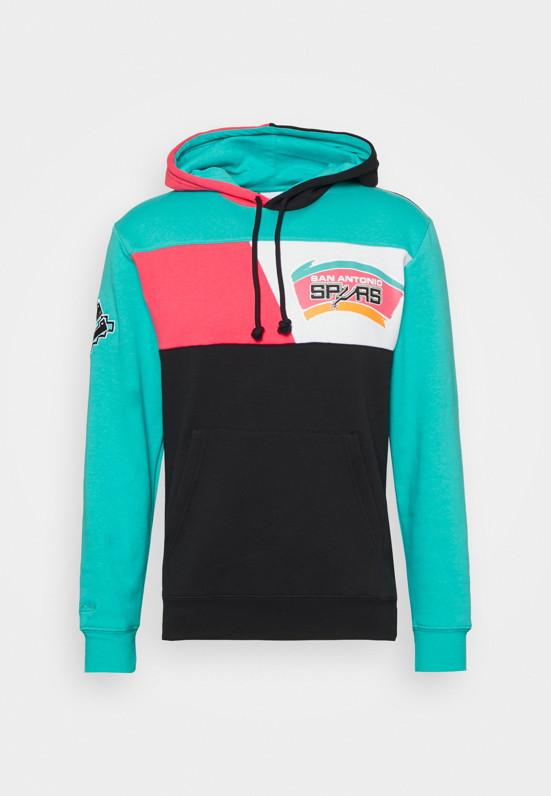 Mitchell u0026 Ness NBA SAN ANTONIO SPURS COLOR BLOCKED HOODIE -  Vereinsmannschaften - teal/türkis - Zalando.de