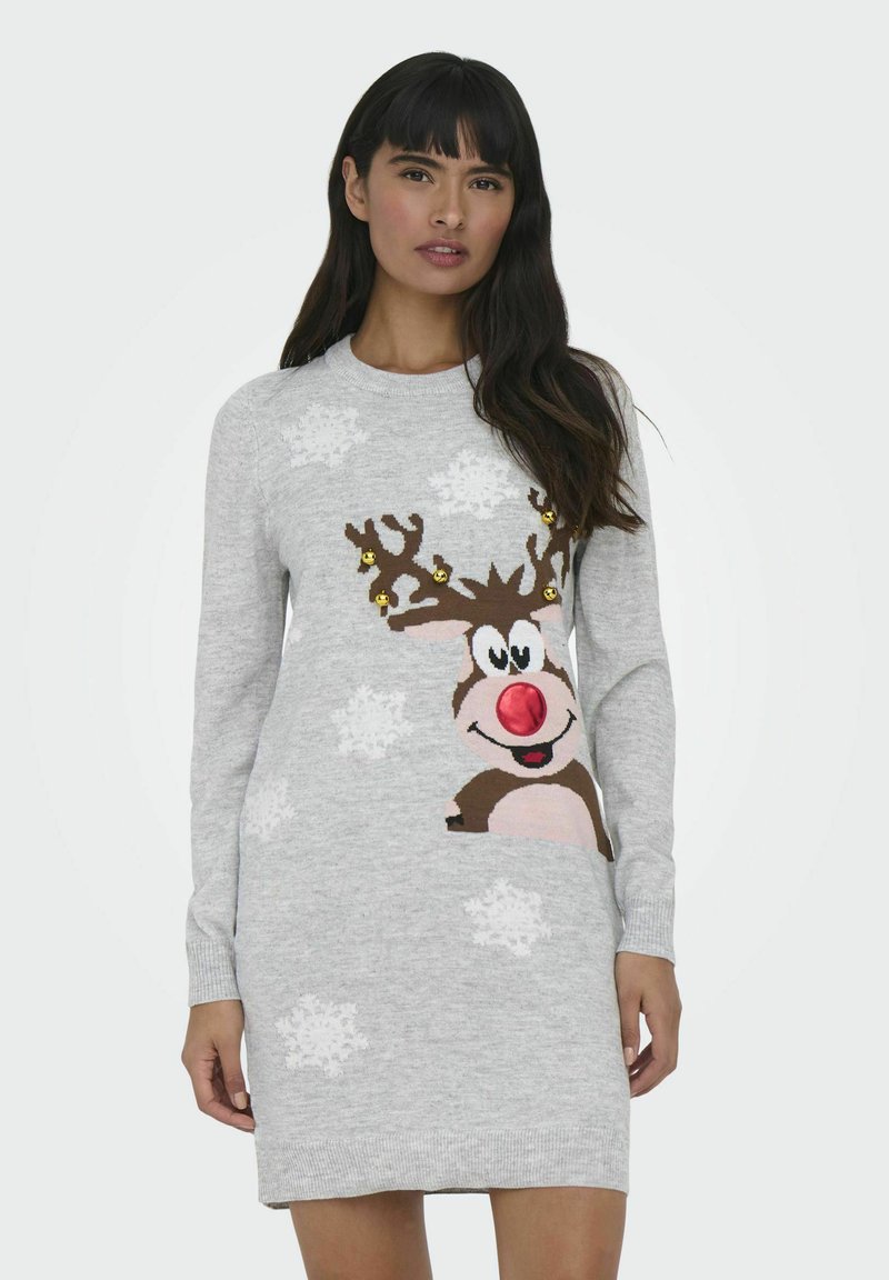 Weihnachts Strickkleid Damen