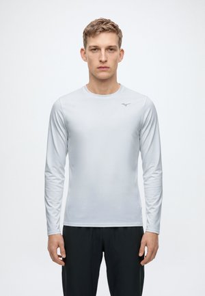 Mizuno, CORE IMPULSE TEE - Блуза с дълги ръкави - cloudscape
