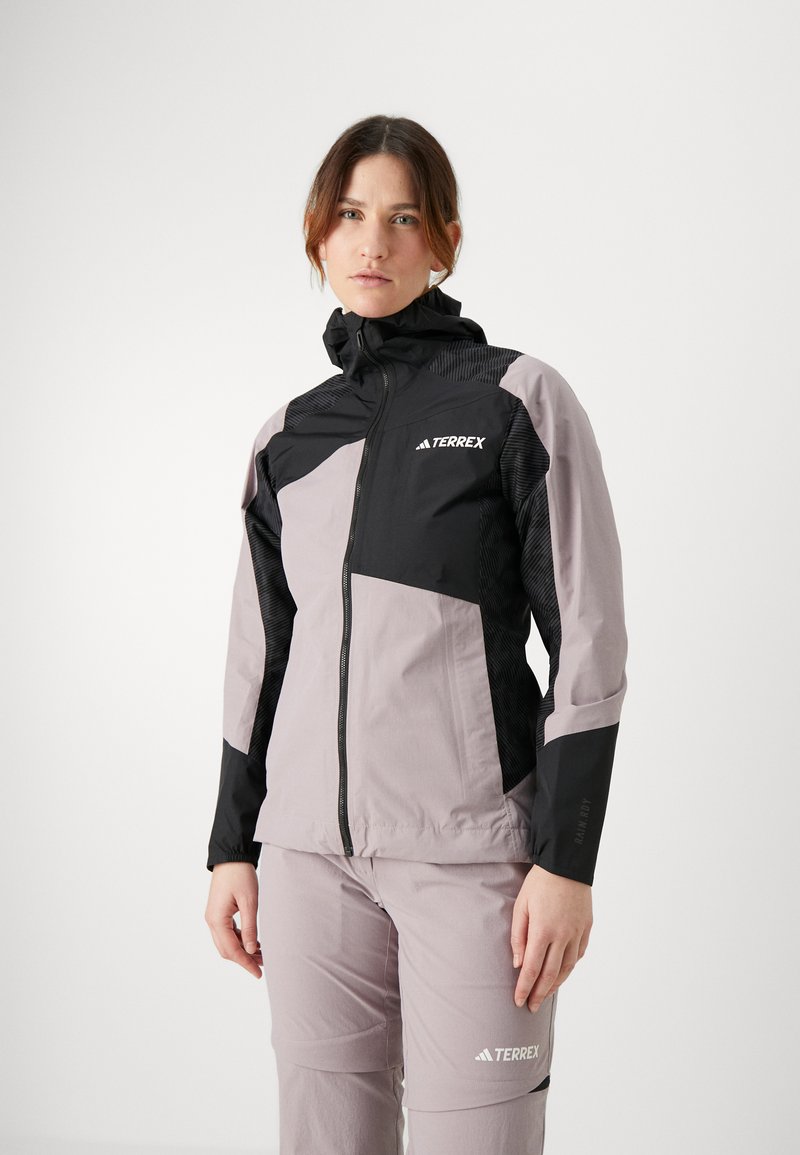 Adidas Terrex Hardshell-jakke - preloved fig/black