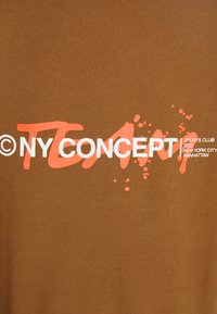 NY CONCEPT SPLAT HOOD UNISEX - Φούτερ - brown