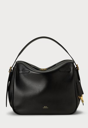 Polo Ralph Lauren POLO ID LEATHER SATCHEL - Torbica - black