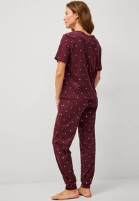 Ellos Collection SET - Pyjama - dunkelrot