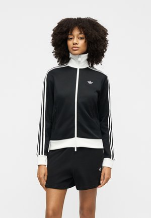 adidas Originals, CLASSIC - Felpa con zip - black/white