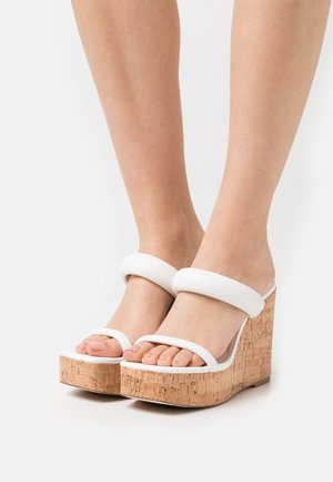 Steve Madden, Mules à talons - white