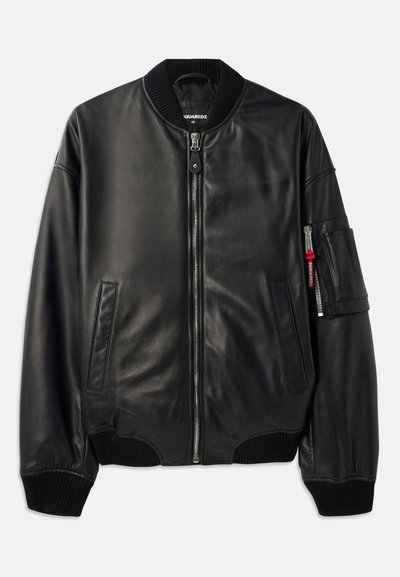 Dsquared2 Leather jacket - black