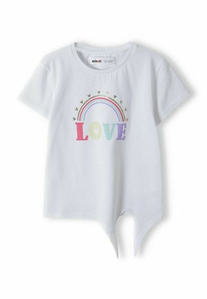 TIE FRONT  - T-shirt basic - white