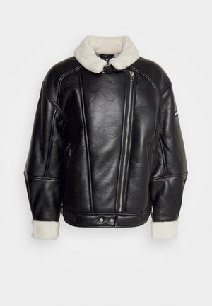 WRSTBHVR AVON  AVIATOR JACKET UNISEX - Jacka i konstläder - black