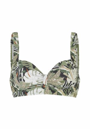 Cellbes of Sweden Bikini top - khaki green patterned