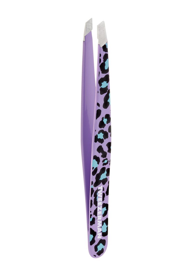 TWEEZERMAN LEOPARD PRINT SLANT TWEEZER - Accessori depilazione