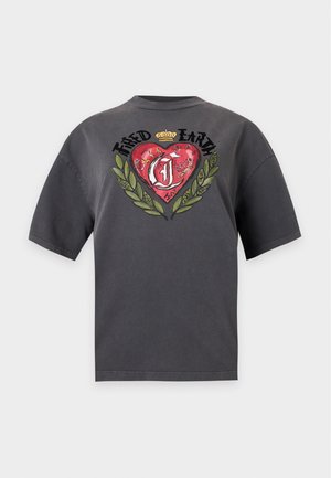 Just Cavalli, FIRED HEART - Camiseta estampada - black