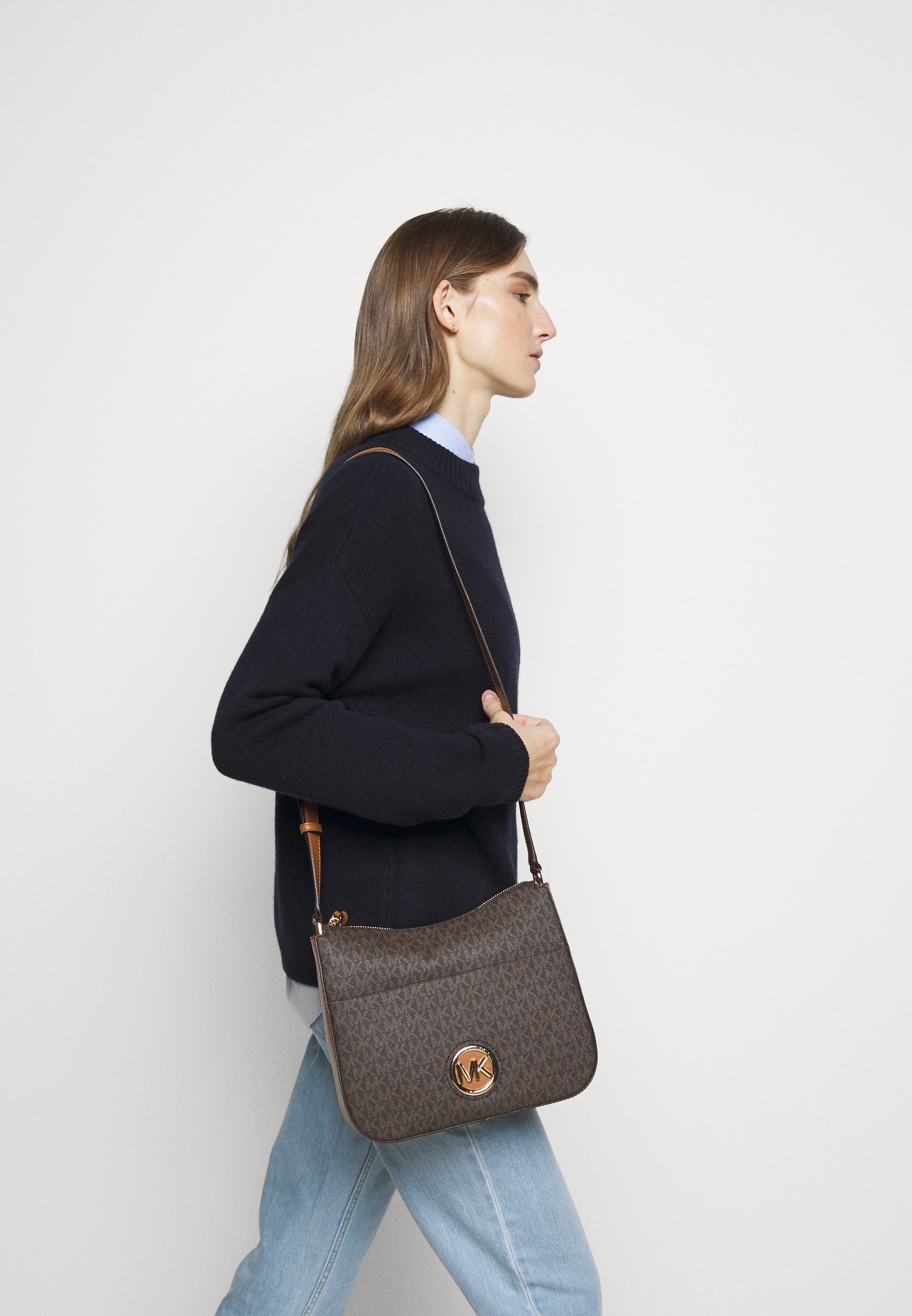 SAMIRALG - Sac bandoulière - brown/acorn SAMIRALG - Sac bandoulière - brown/acorn