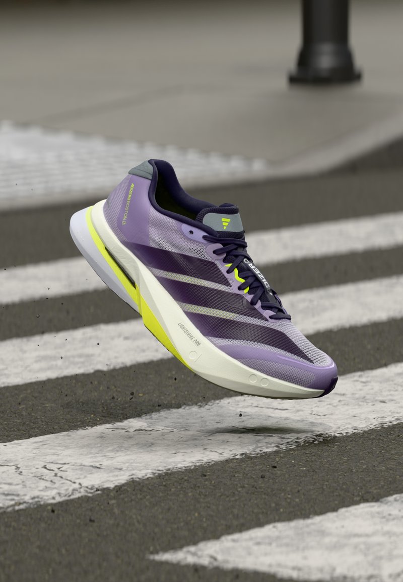 adidas Performance ADIZERO BOSTON 13 - Scarpe da corsa su strada - powder plum/aurora plum/preloved violet