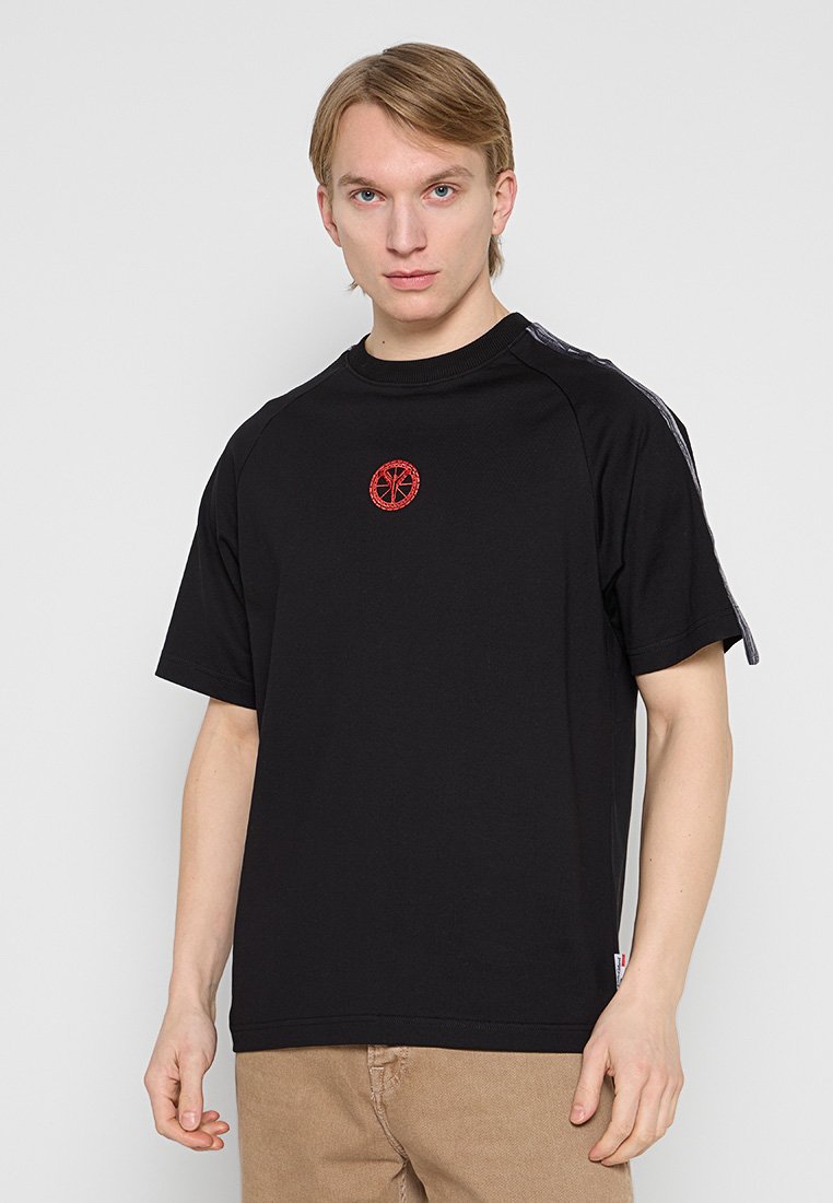 carlo colucci T-shirt print zwart