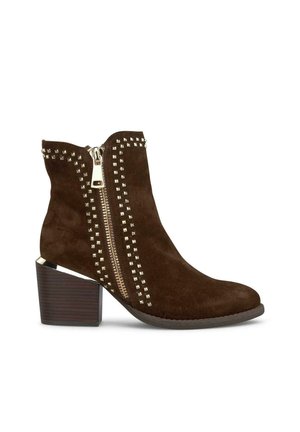 Stivaletti con plateau - camel