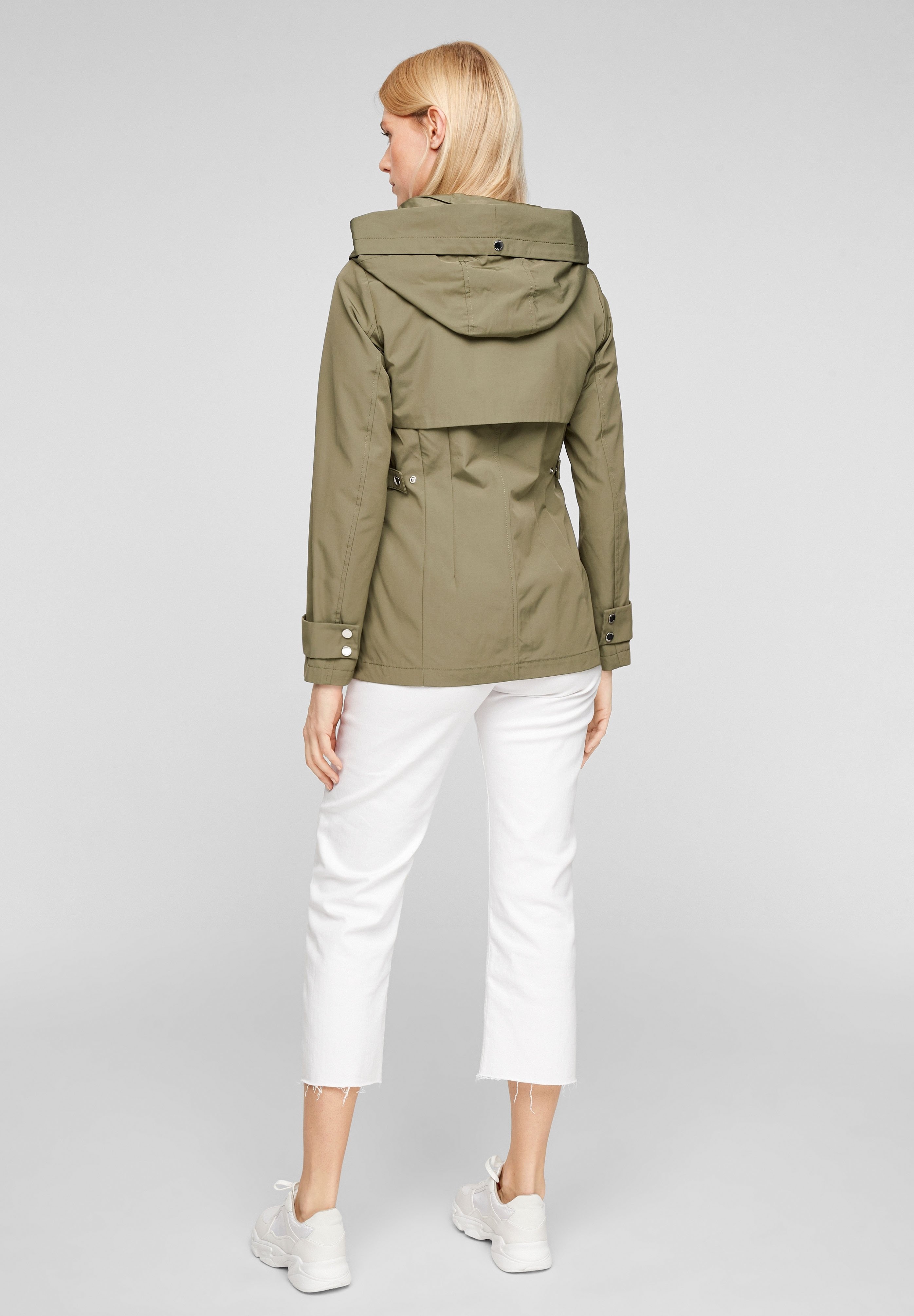 khaki waterproof jacket
