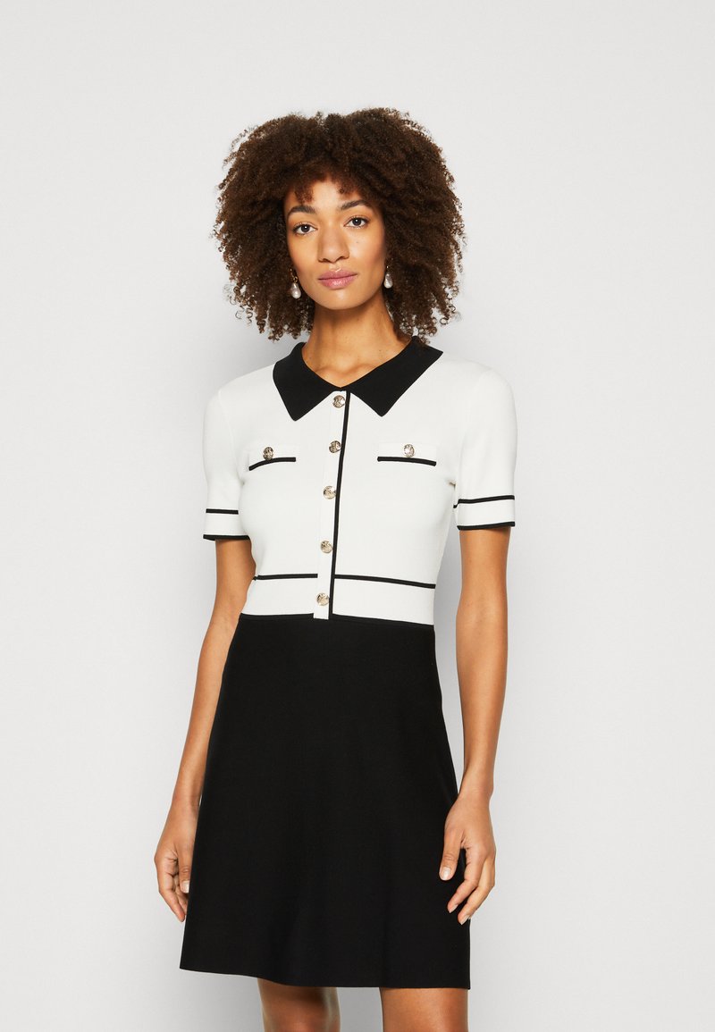 Donna Morgan Robe fourreau pour femme avec col à