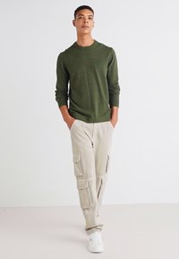 GAP CASHSOFT CREW - Pulóver - green heather