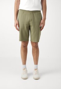 Calvin Klein MICRO LOGO REPREVE - Pantalones deportivos - delta green