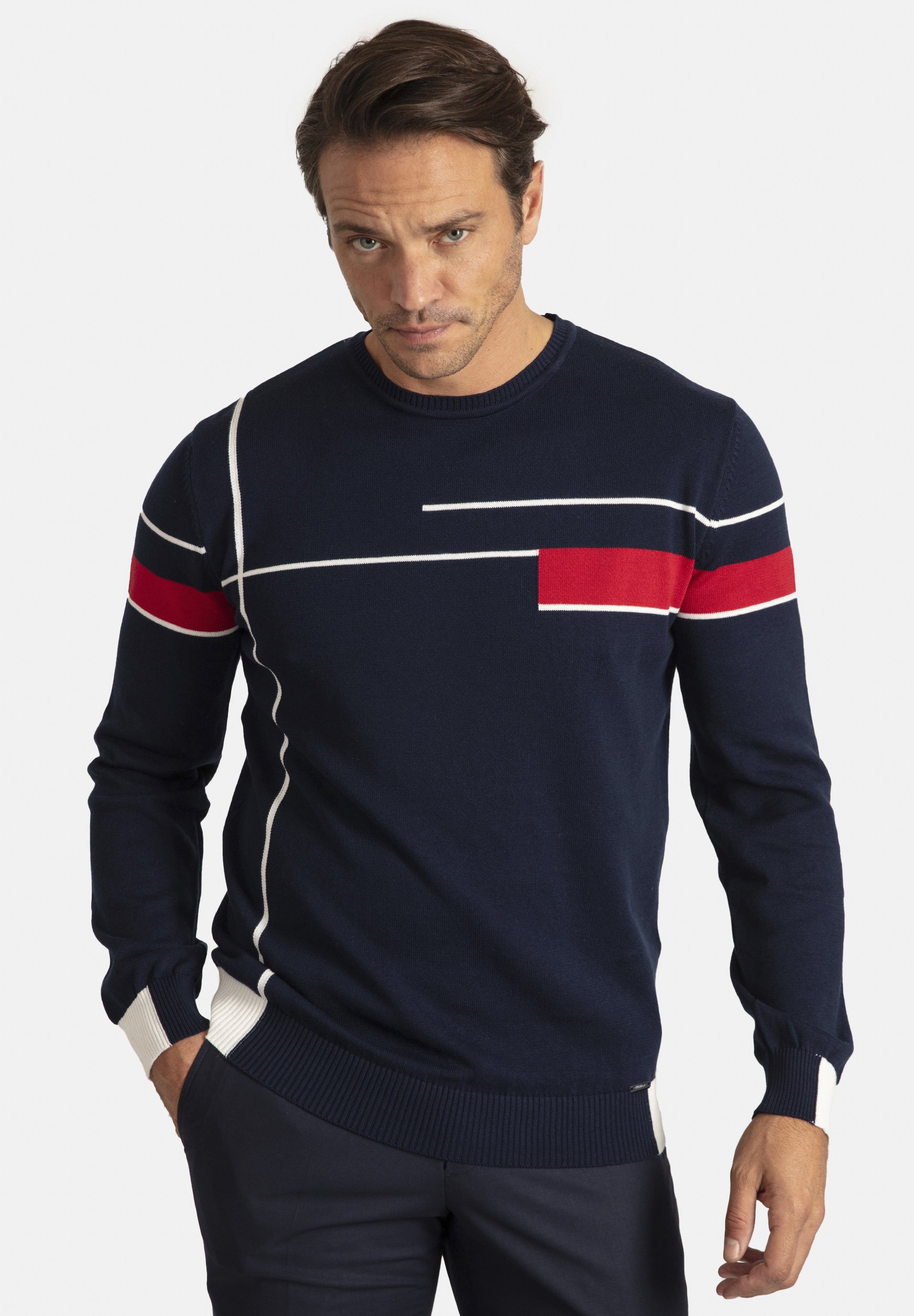 Armor Lux Binic Maglione Uomo - Maglia Marina Francese In Lana - Classico Senza Tempo
