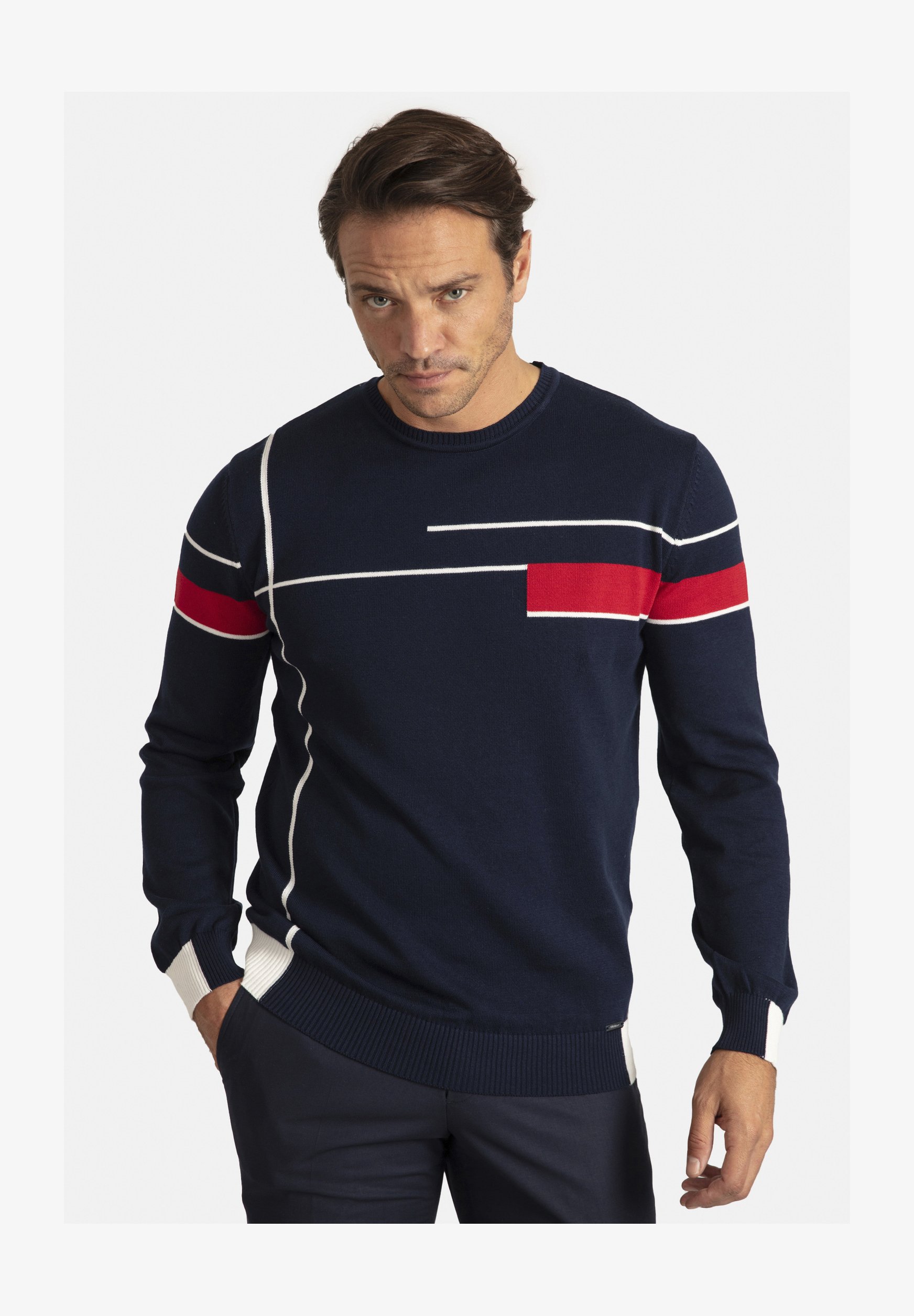 Armor Lux Binic Maglione Uomo - Maglia Marina Francese In Lana - Classico Senza Tempo