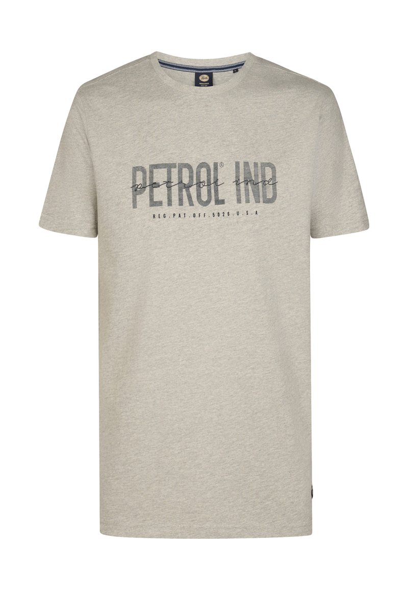 Petrol Industries T-shirt print lichtgrijs