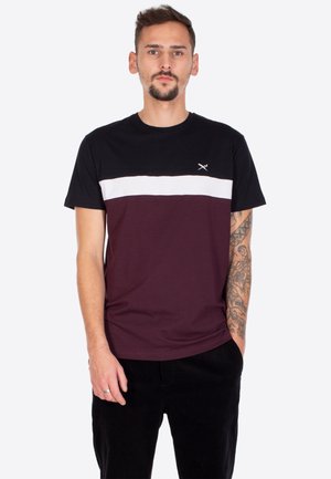 Iriedaily T-Shirt basic - aubergine