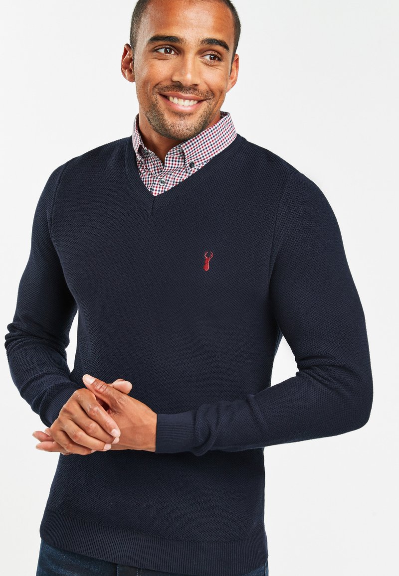 Next MOCK - Pullover - dark blue