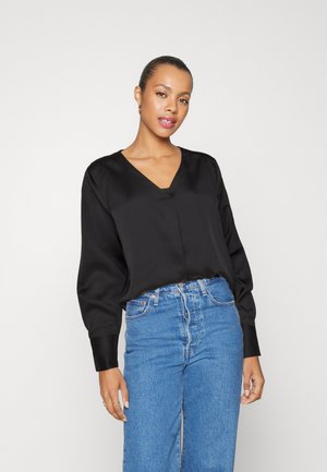 JDY JDYFIFI V NECK - Bluse - black