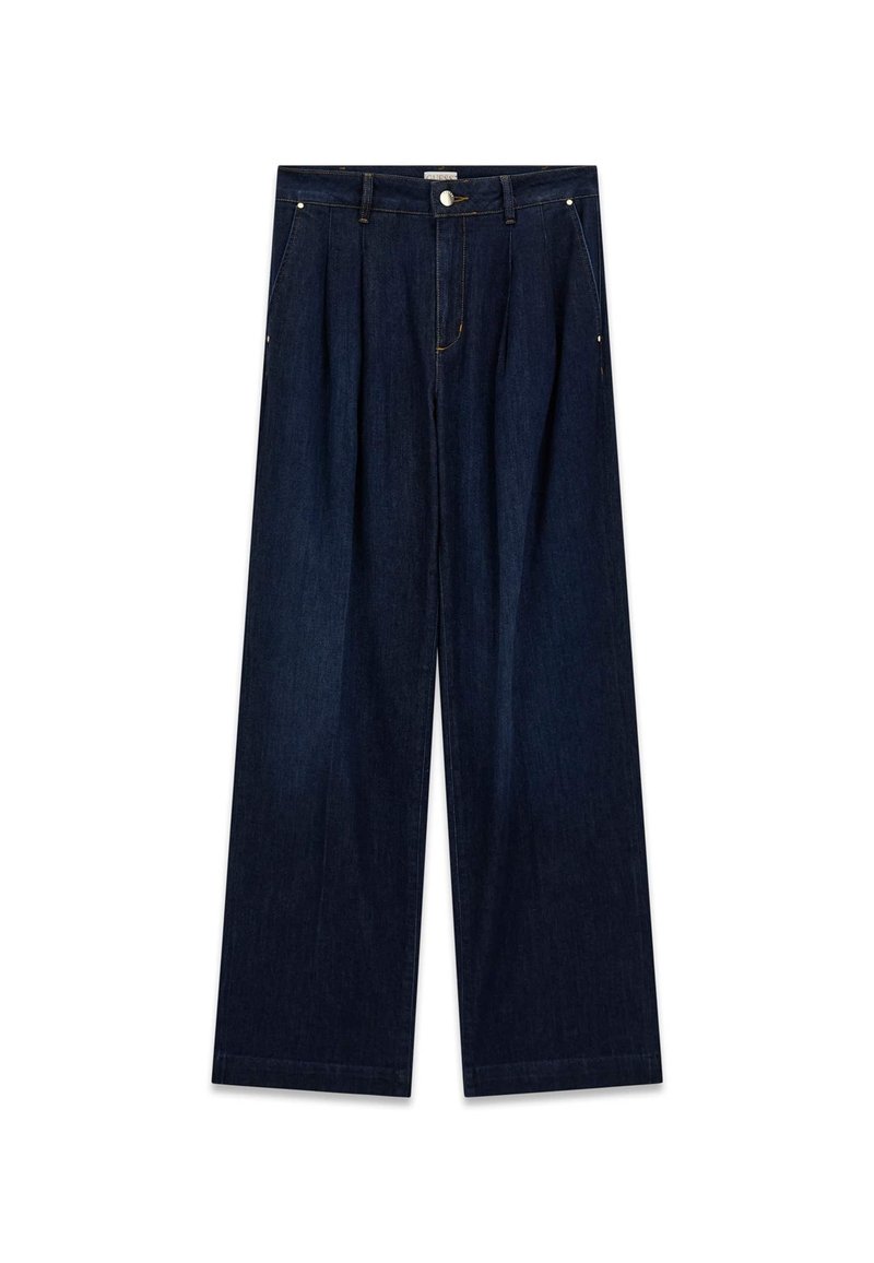 Guess JEANS WIDE-LEG - Pernera ancha - dunkelblau/azul marino - Zalando.es