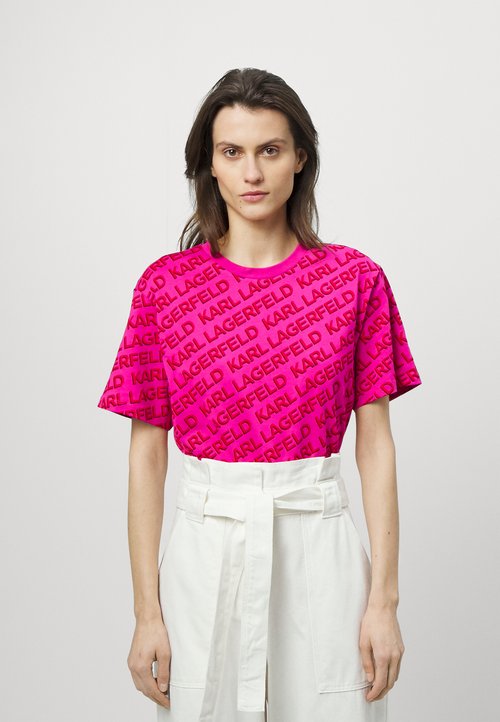 Karl Lagerfeld Tshirt Blouse Logo Blue main image 0