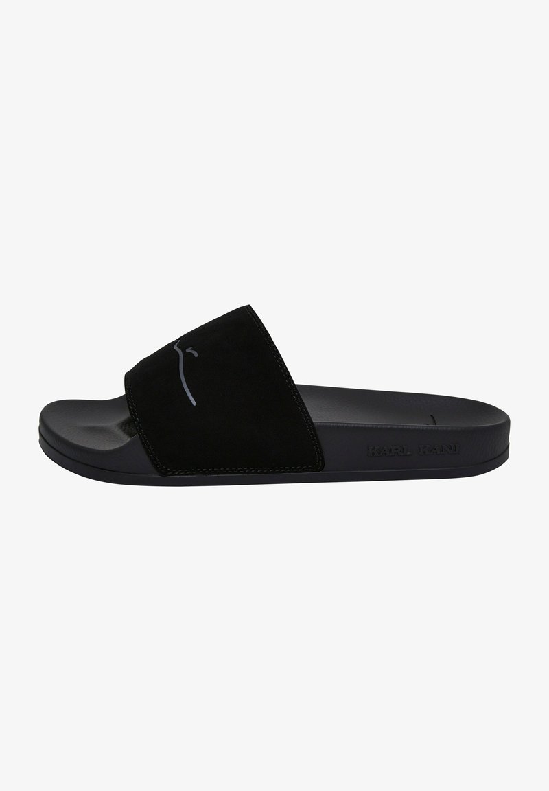 Karl Kani POOL - Natikači - black grey