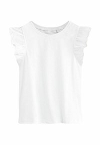 Next SCALLOP-REGULAR FIT - Tričko s potlačou - white