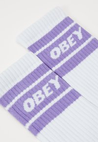 Obey Clothing COOPER SOCKS UNISEX - Meias - white/lavender silk
