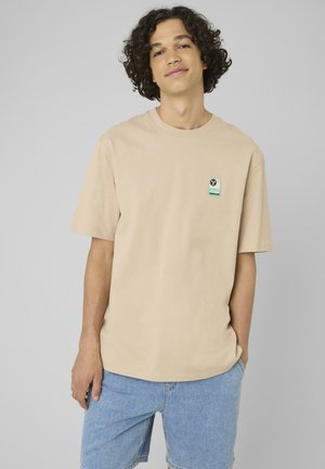 BZB, T-SHIRT COLLAB COCA-COLA - T-shirt imprimé - beige