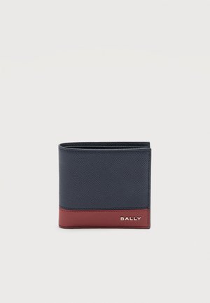 Bally BIFOLD COIN - Geldbörse - peacoat/ballyred