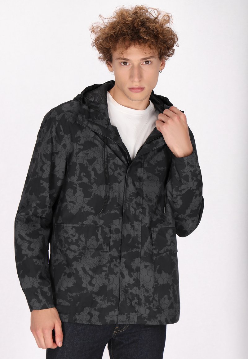 Schmuddelwedda urban rain czarny denim