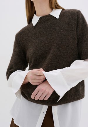 T-shirt basique - dark brown