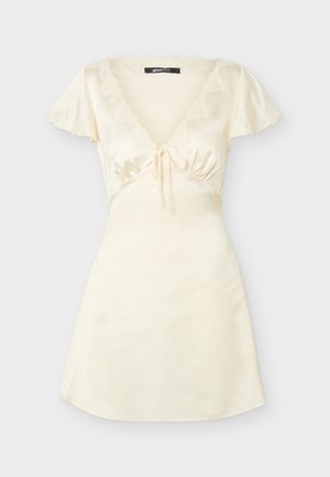 Gina Tricot, MINI DRESS - Päevakleit - light yellow