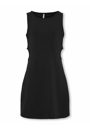 ONLY GIRLS NORMAL GESCHNITTEN RUNDHALS - Jerseyklänning - black