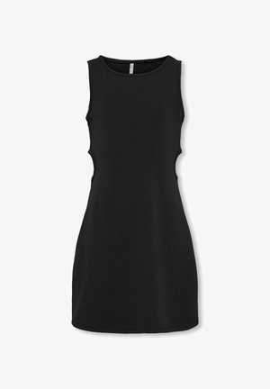 ONLY GIRLS NORMAL GESCHNITTEN RUNDHALS - Jerseyklänning - black