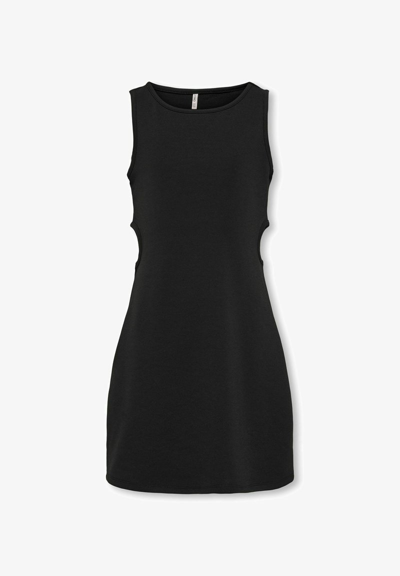 ONLY GIRLS NORMAL GESCHNITTEN RUNDHALS - Φόρεμα από ζέρσεϊ - black