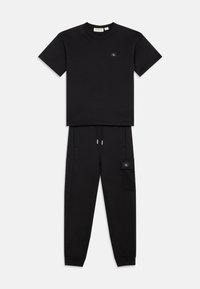 PEACH TERRY SET UNISEX - Φόρμα - black