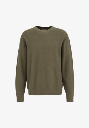 WE Fashion, Pullover - olive green